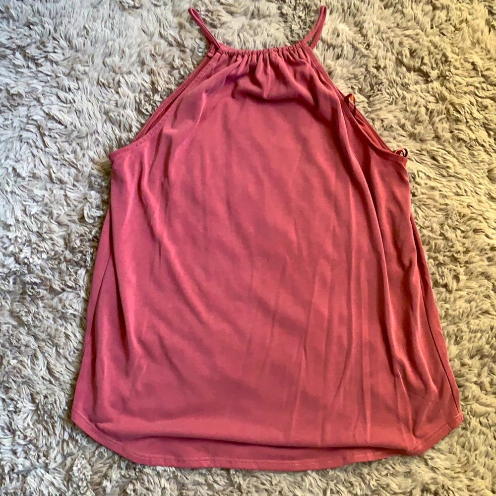 Green Envelope tank top blouse - S - Made in USA